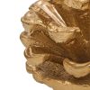Patricia Heaton Home Pinecone Taper Holder 2.5" - Gold