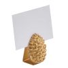 Patricia Heaton Home Pinecone Placecard Holder - Gold