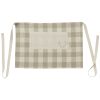 Eva & Co Signature Antler Half Apron - Check