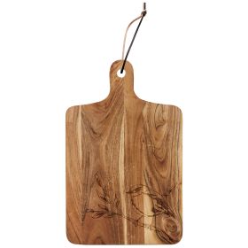 Leaves Etched Wood Cutting Board