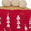 Red Tree Mug Felt Ornament
