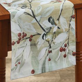 Winter Garden Table Runner 54"L