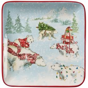 Polar Bears Salad Plate