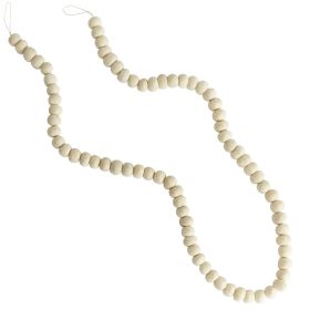 Eva & Co Wool Cream Ball Garland