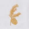 Patricia Heaton Home Gold Embroidered Pinecone Napkin