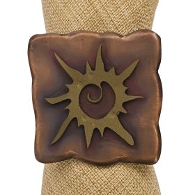 Sun Medallion Napkin Ring