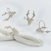 Eva & Co Silver Deer Napkin Ring