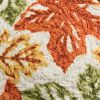 Fall Leaves Printed Braided Coasters Set Of 4