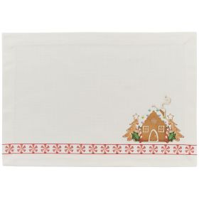 Gingerbread Placemat - House