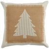 Eva & Co Modern Farmhouse Christmas 20" Pillow - Feather Down Insert