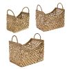 Water Hyacinth Baskets Set of 3