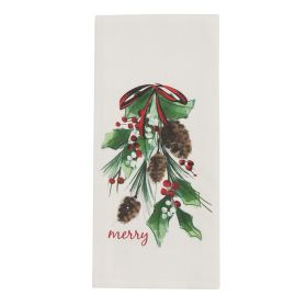 Williamsburg Merry Swag Dishtowel