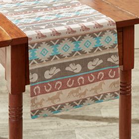 Ranch Jacquard Table Runner  54"L