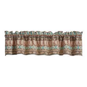 Ranch Jacquard Valance 14"L