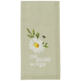 Stop Buzzing Decorative Dishtowel