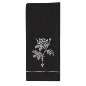 Rose Embroidered Dishtowel