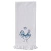 Rooster With Crown Dishtowel