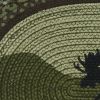 Moose Braided Rug 32" X 42"