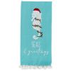 Holiday Sea Horse Dishtowel
