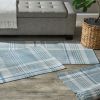 Lyra Plaid Woven Rug 2' x 3'