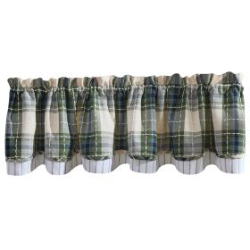Troutman Lined Layered Valance 16" L