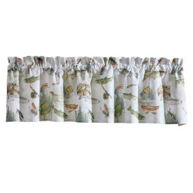 Fly Fishing Printed Valance 14" L