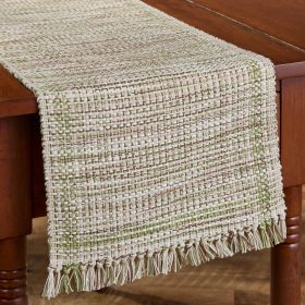 Elderberry Basketweave Table Runner 54" L