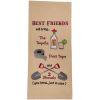 Tequila And Duct Tape Embroidered Dishtowel