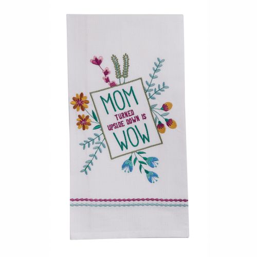 Mom Is Wow Decorative Dishtowel