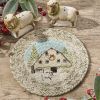 Humble Beginnings Braided Trivet 8" Dia