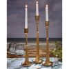 Patricia Heaton Home Golden Candlesticks Set of 3