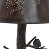 Ponderosa Pine Lamp With Shade
