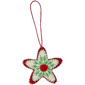 Star Wool Felt Ornament