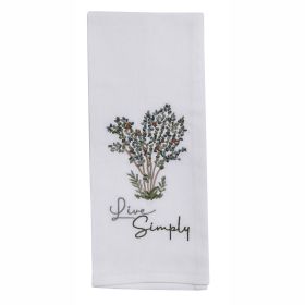 Live Simply Dishtowel
