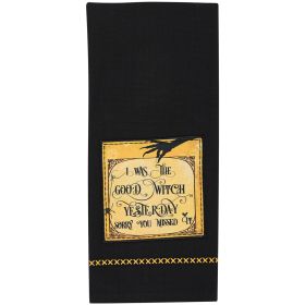 I Was The Good Witch Decorative Dishtowel