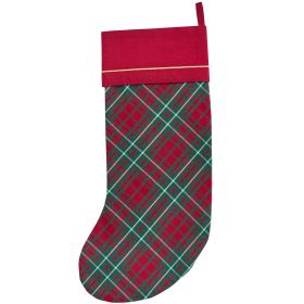 Patricia Heaton Home Saint Nicholas Tartan Stocking