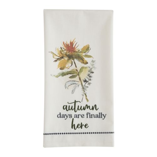Autumn Days Decorative Dishtowel
