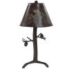 Ponderosa Pine Lamp With Shade