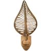 Leaf Night Light - Antique Brass