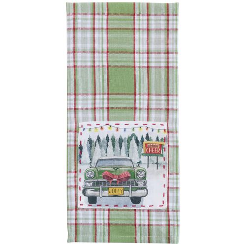 Winter Woods Decorative Dishtowel