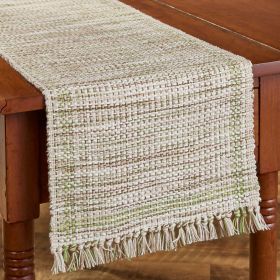 Elderberry Basketweave Table Runner 36" L