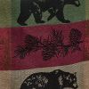 Pinecones And Trees Jacquard Table Runner 54" L