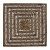 Rattan Square Charger - Rustic