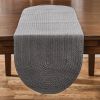 Essex Table Runner 54" L - Charcoal