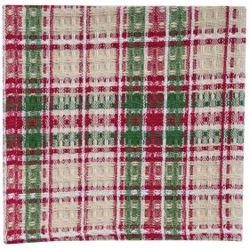Village Christmas Waffle Dishcloth