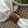 Zig Zag Wood Cuff Napkin Ring