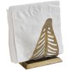 Leaf Napkin Holder - Antique Brass