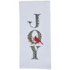 Joy With Cardinal Dishtowel