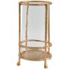 Patricia Heaton Home Gold Bark Pillar Holder