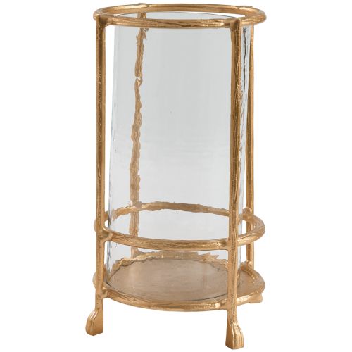 Patricia Heaton Home Gold Bark Pillar Holder
